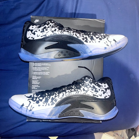 Jordan Zion 3 Mens Basketball Sneakers Size 12 Black White Gold - Picture 2 of 6